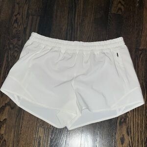 White Women's Athletic Shorts